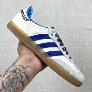Adidas x Wales Bonner Samba Nylon “Wonder Clay Royal Blue" Men 13
